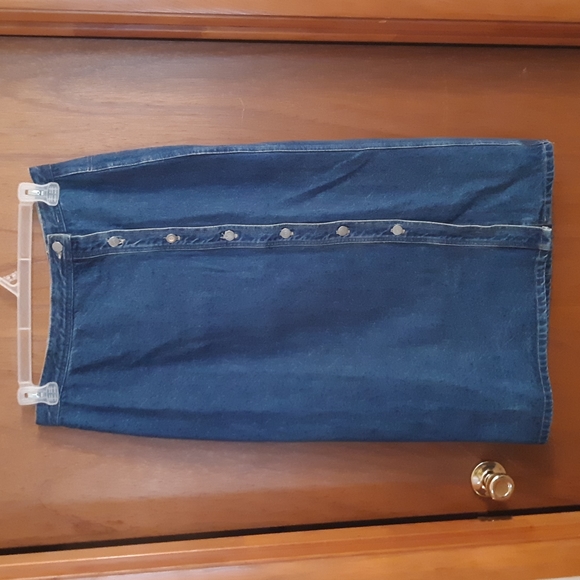 Cenza Dresses & Skirts - Vintage Cenza Jean Buttons Skirt